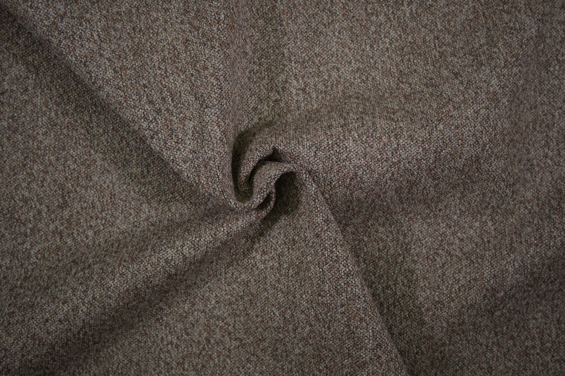 Bouclé Möbelstoff in naturfarbener Beige-Grau-Melange mit strukturierter Oberfläche 140 cm breit Meterware