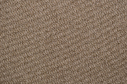 Möbelstoff Bouclé in Sandbeige als Polsterstoff für Sofa und Sessel Detailaufnahme der Stoffstruktur