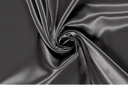 Satin Viskose – Uni Grau