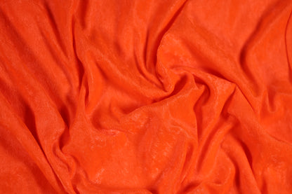 Weicher Samtstoff Orange für kreative Nähprojekte