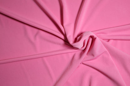 Leuchtender Jerseystoff in Pink