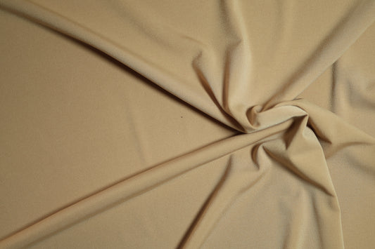 Elastischer Jerseystoff in Sand