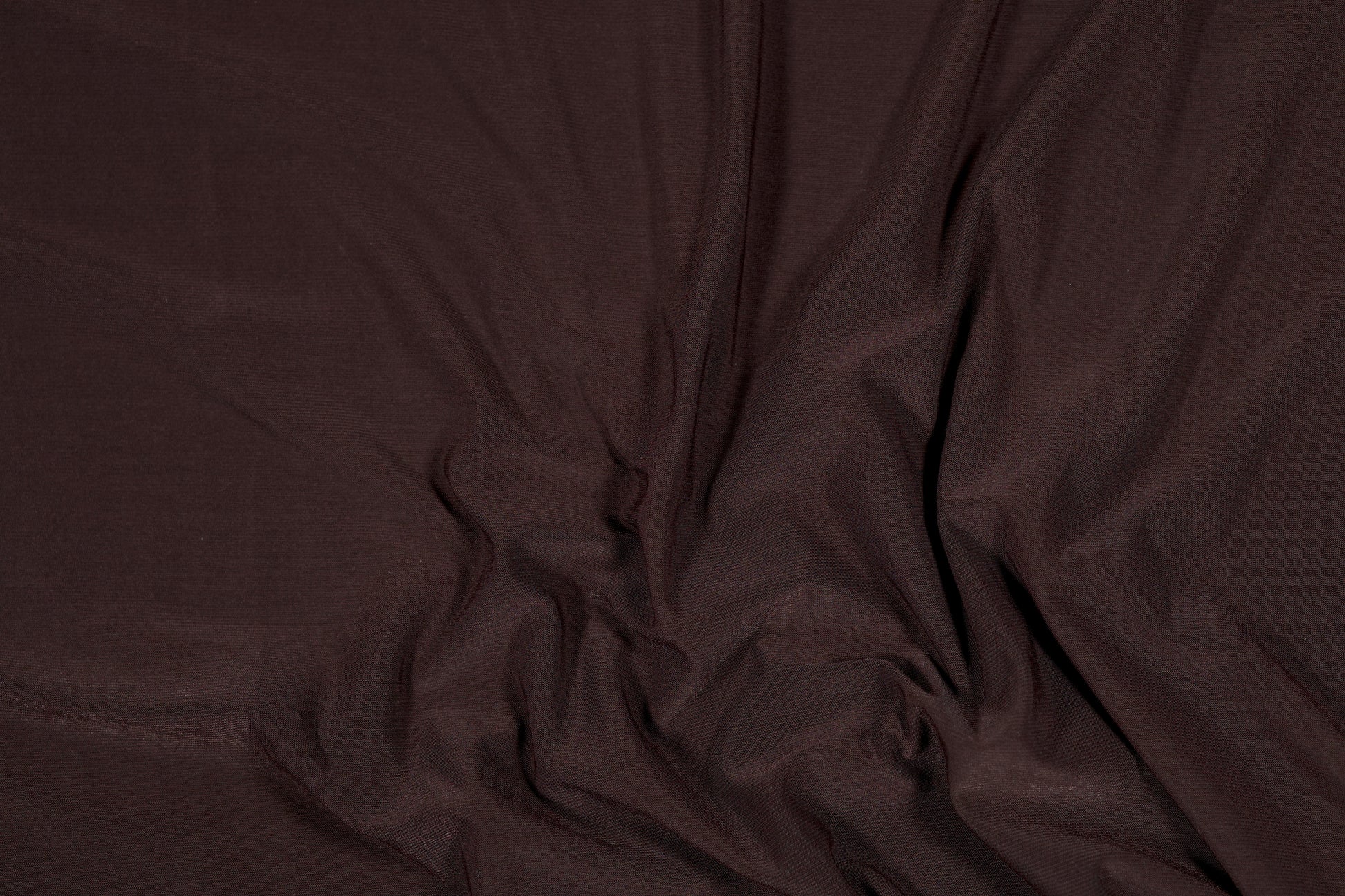 Weicher Jerseystoff in einem satten Schokobraun