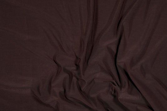 Weicher Jerseystoff in einem satten Schokobraun