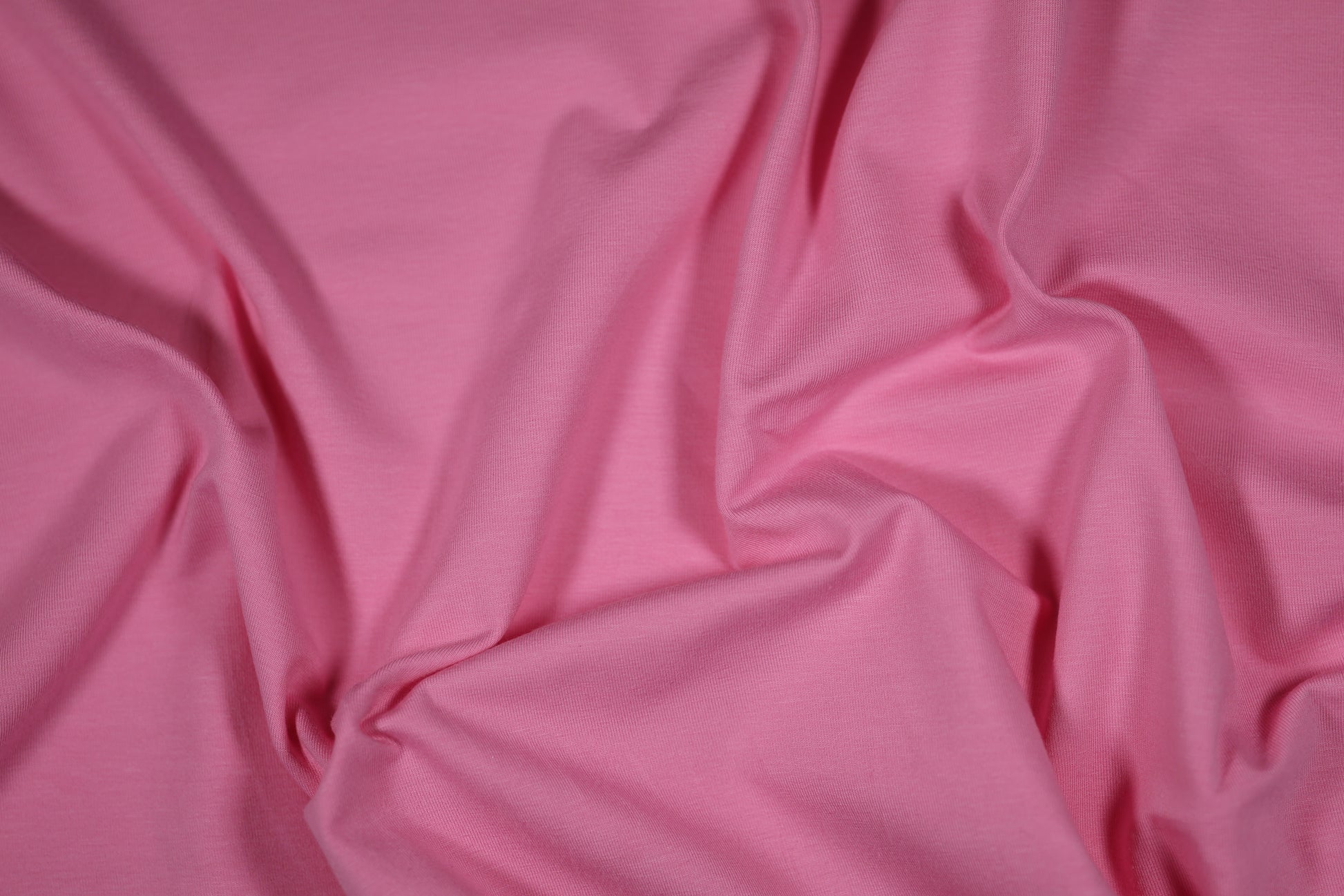 Pinkfarbener Baumwolljersey – weich und leuchtend