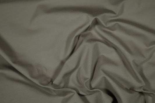 Khaki Baumwolljersey – robust & angenehm für Freizeitkleidung