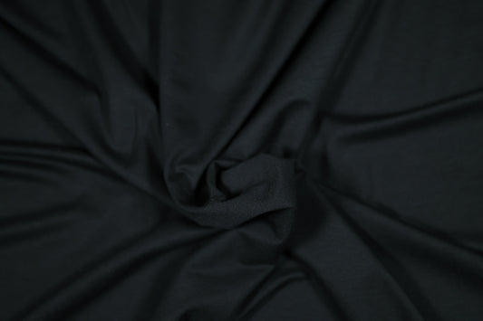 Viskosejersey in Schwarz – weich, elastisch und hautsympathisch