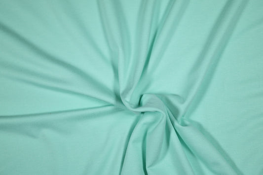 Viskosejersey in Mint – weich, elastisch und hautsympathisch