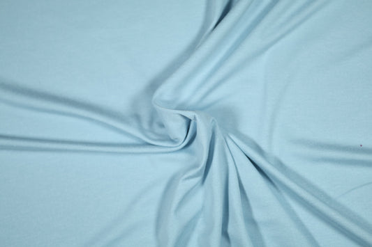Hellblauer Viskose Jersey – sanfte Farbe, weich und dehnbar