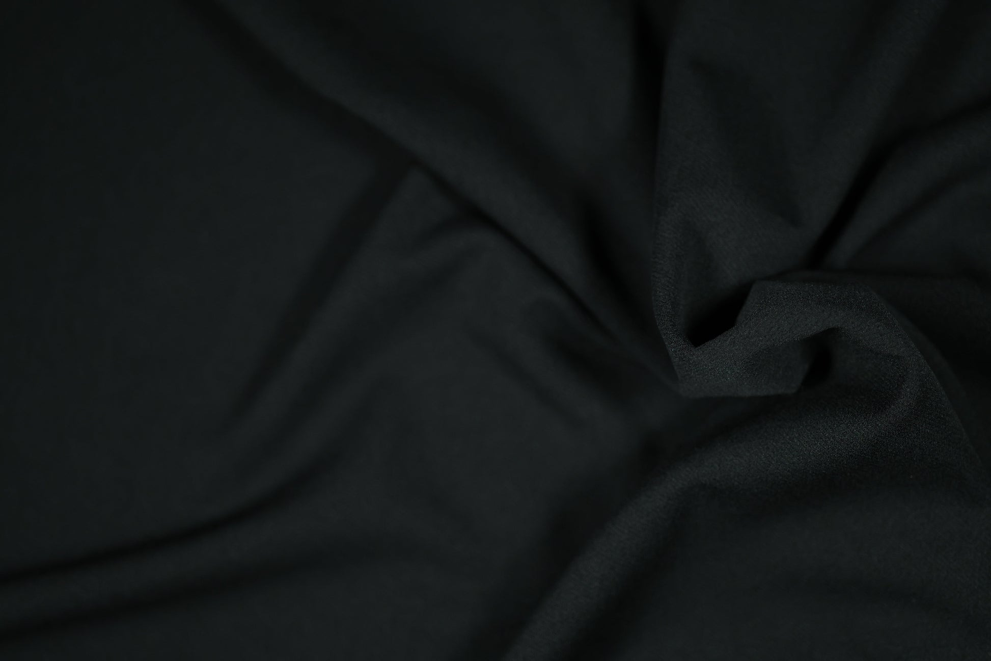 Weicher Baumwoll-Jersey in Schwarz – blickdicht und komfortabel