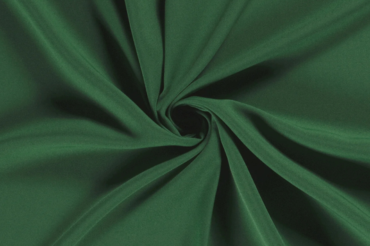 Polyester Panama Stoff Tannengrün Meterware – nicht elastischer Stoff