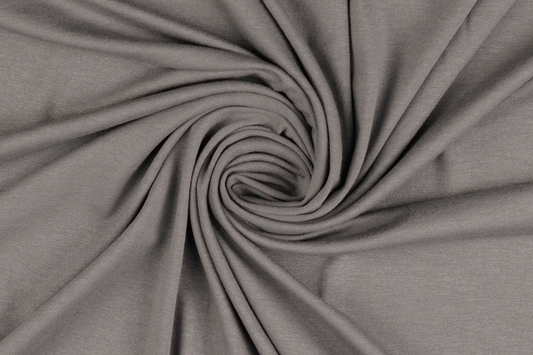 Viskose Jersey Grau – weich, elastisch & atmungsaktiv