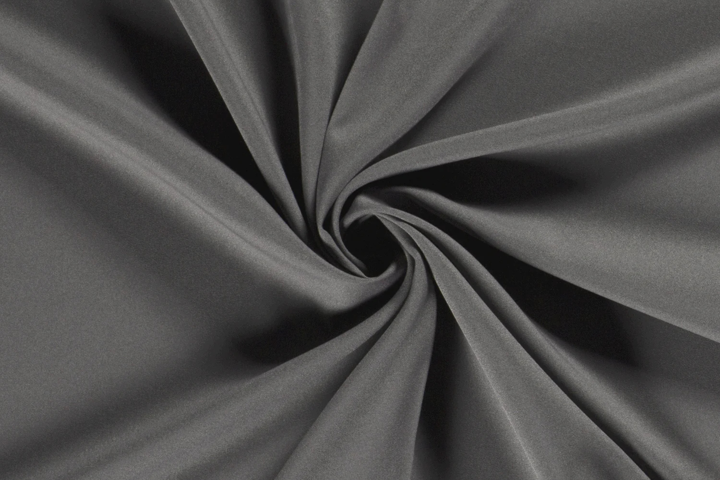 Meterware Polyester Stoff dunkelgrau Uni klassisch elegant