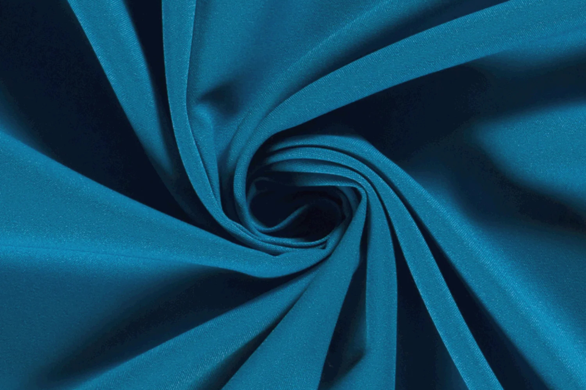 Polyester Stoff aqua Uni matt Burlington Qualität nicht elastisch Stoffeya