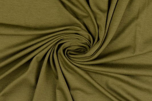 Viskose Jersey – Olivgrün