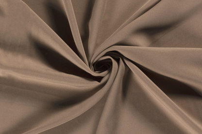 Uni Polyesterstoff graubraun mit mattem Finish Burlington Stoffeya