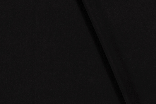 Viskose Poplin Stoff schwarz glatt weich Uni Stoffeya