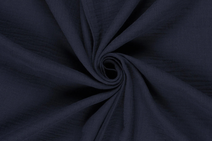 Marienblauer Burlington Polyester Stoff mit matter Oberfläche