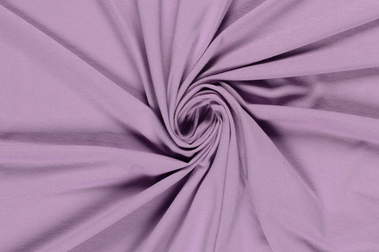 Viskose Jersey Lila Meterware – elastischer fließender Stoff für Kleidung