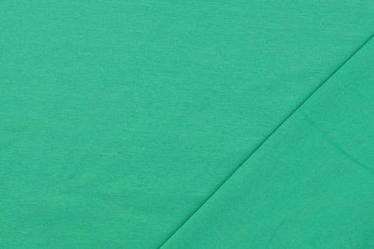 Weicher Baumwolljersey in Apfelgrün – feine Struktur und elastische Qualität