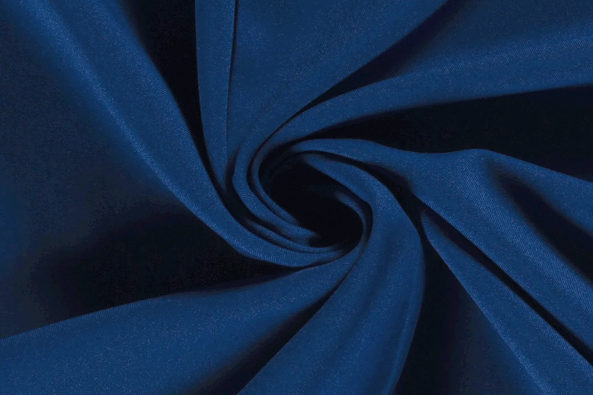 Polyester Stoff Dunkelblau Meterware – glatter Stoff in Navy