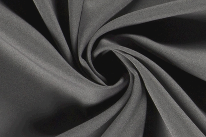 Uni Polyesterstoff dunkelgrau mit mattem Finish Burlington Stoffeya