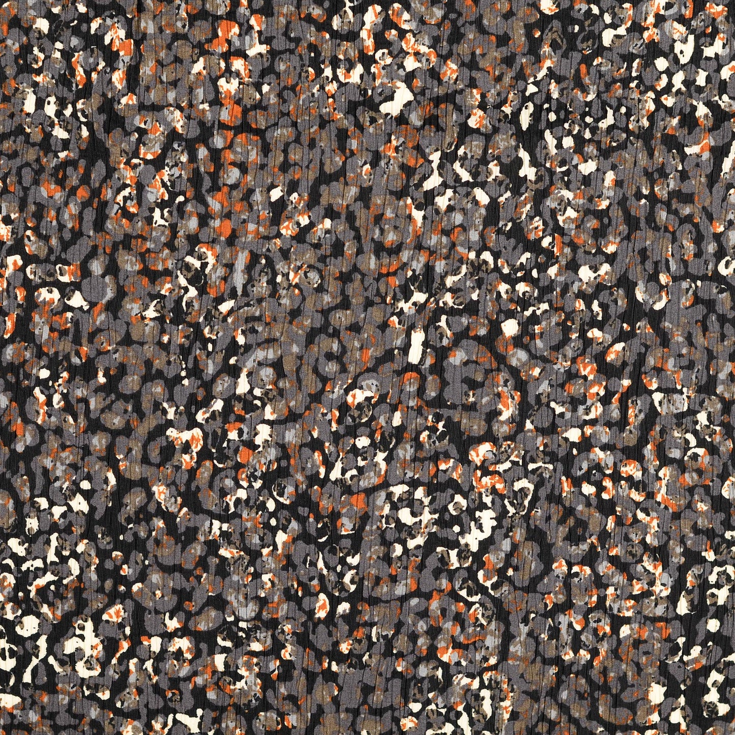 Viskose Krepp Tiere Schwarz – Leichter Stoff für Blusen & Kleider