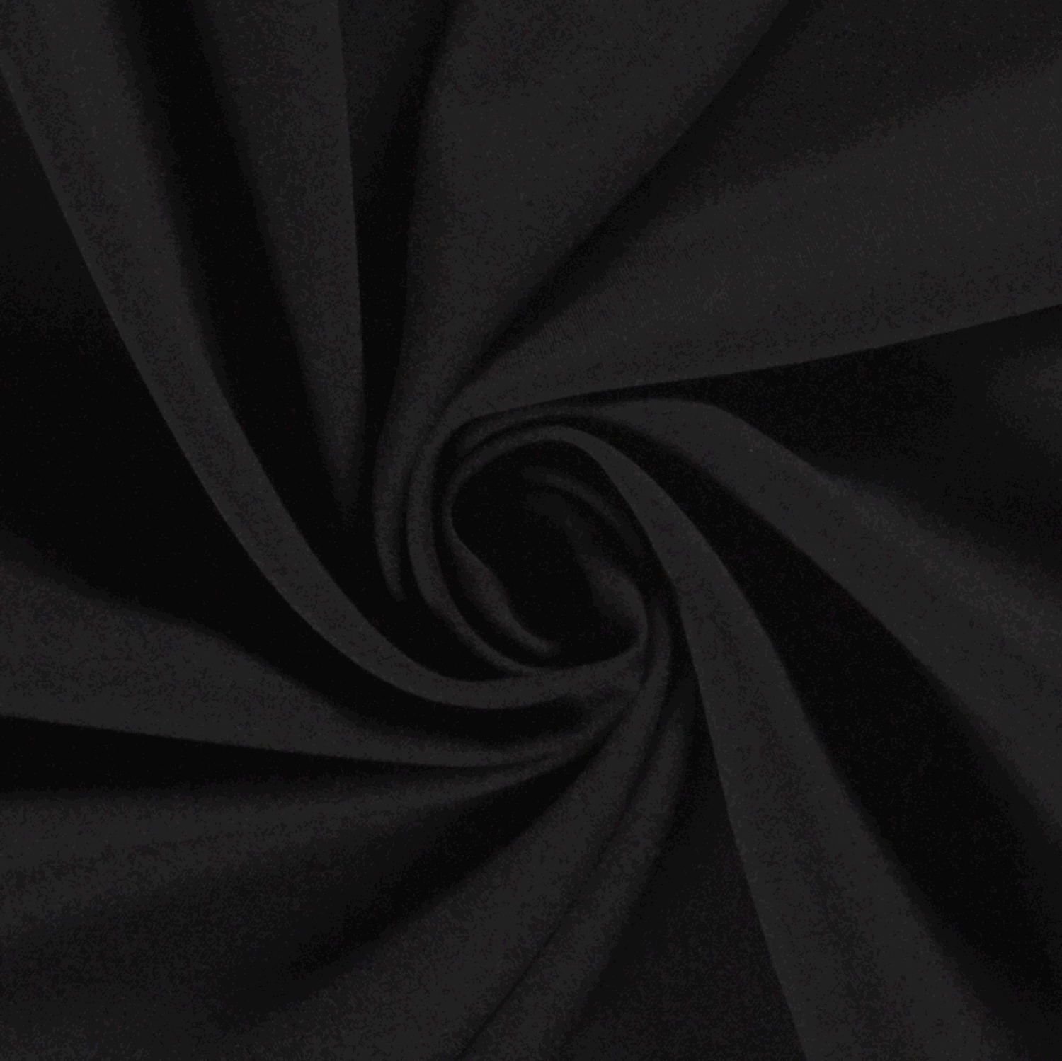 Polyester Stoff Schwarz – Stoffansicht