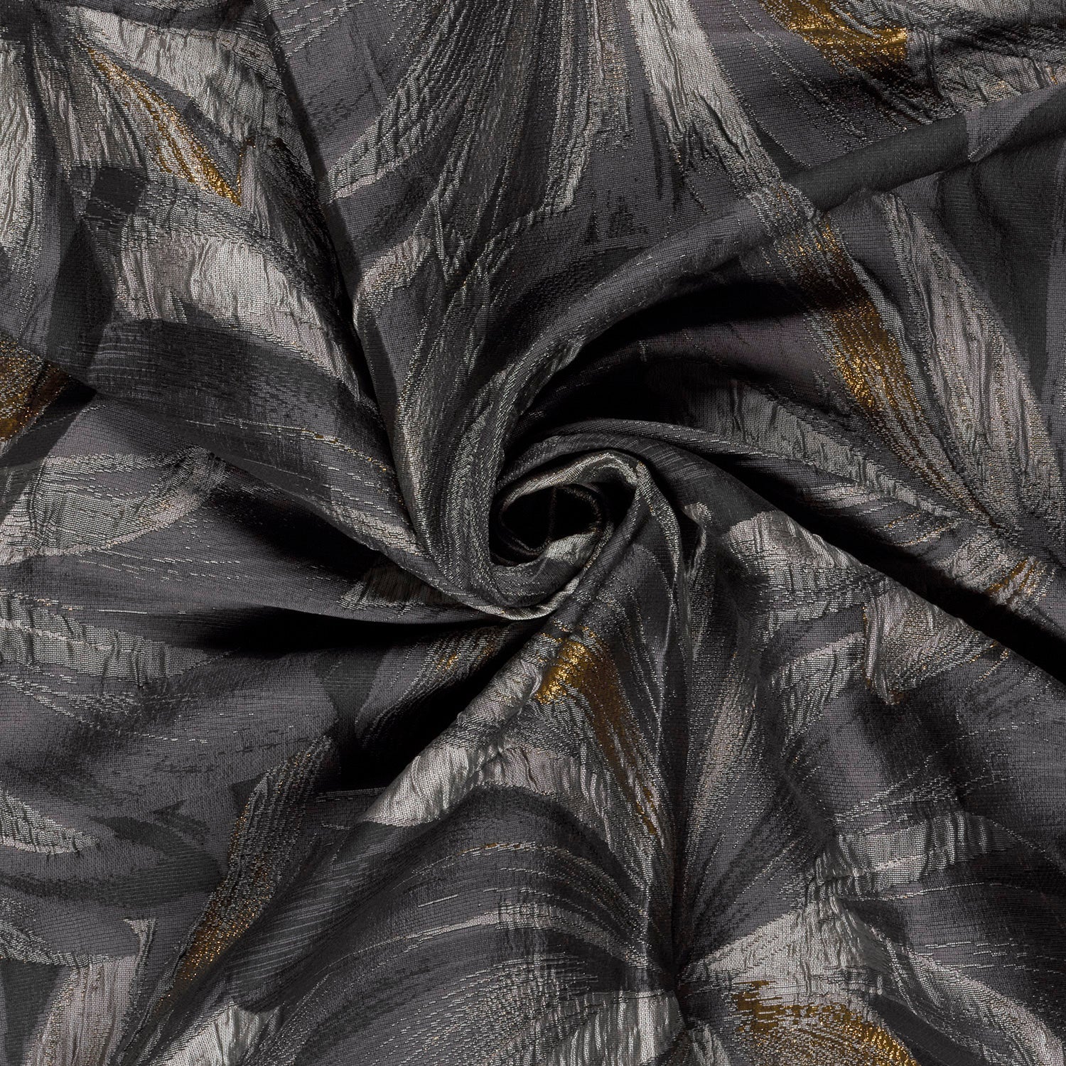 Jacquard Blumen Schwarz – Fall
