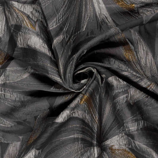 Jacquard Blumen Schwarz – Fall