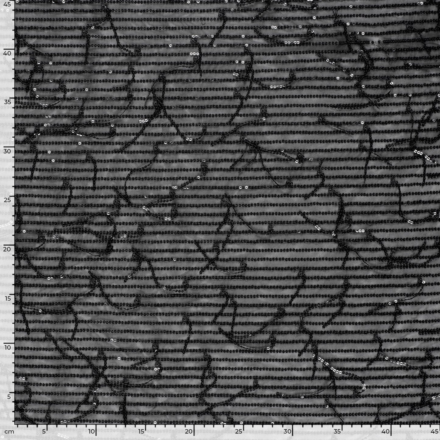 Paillettenstoff Mesh Schwarz – Stoffeya