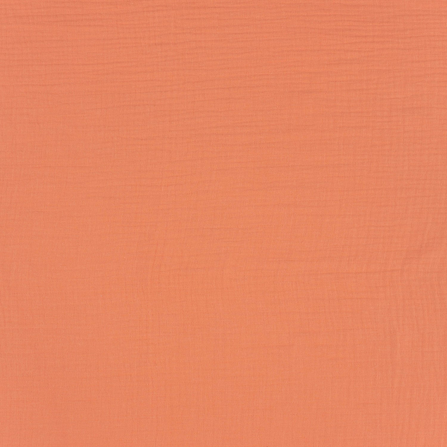 Musselin Stoff Koralle – Detail