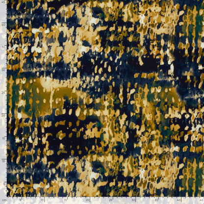 Viskose Jersey Abstrakt Marine – Stoffeya