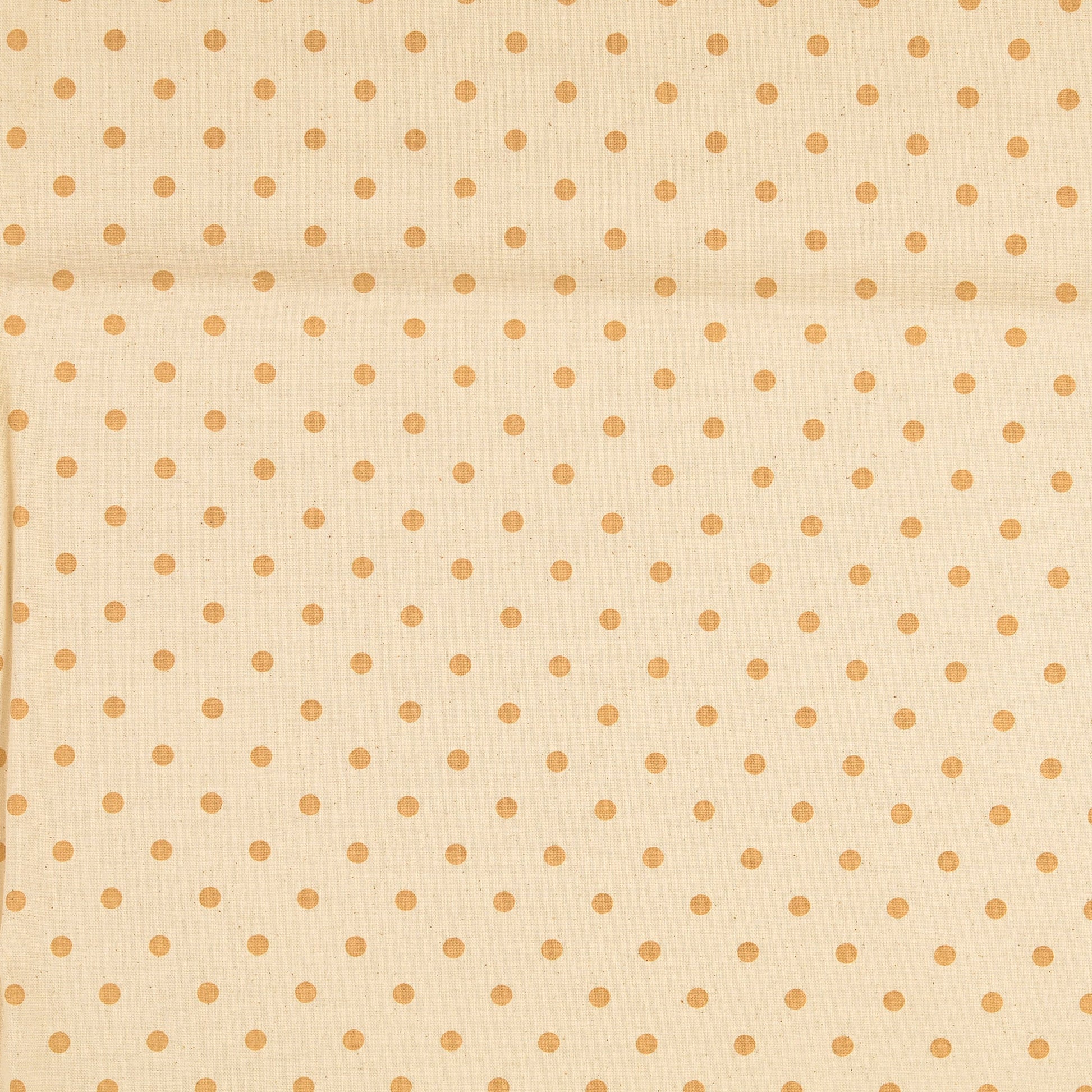 Fahnentuch Punkte Braun – Detail