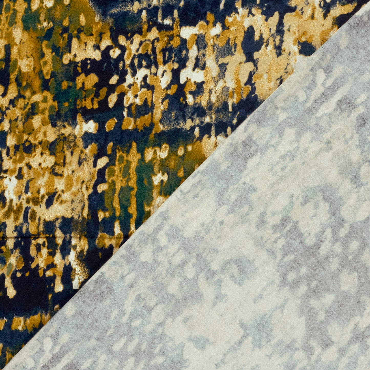 Viskose Jersey Abstrakt Marine – Stoffeya