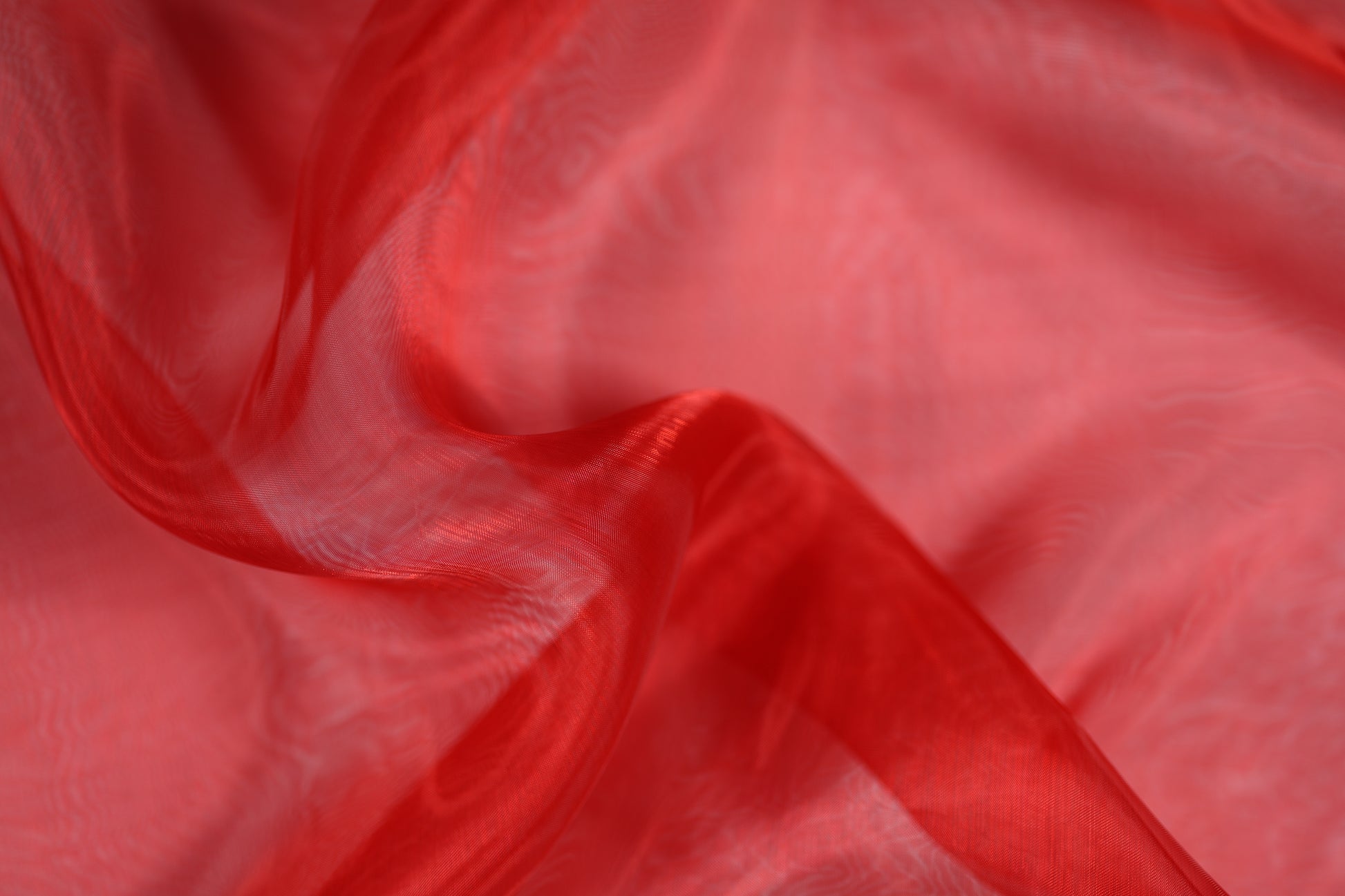 Organza Stoff bordeauxrot glänzend transparent 140cm Breite