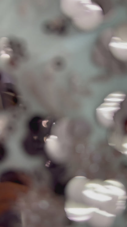 Perlenspitze 3D-Blüten – Altrosa